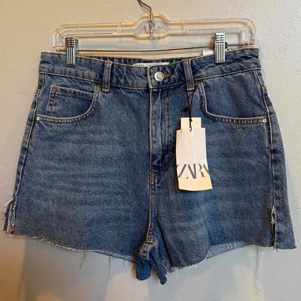 Zara Classic Blue Denim Shorts